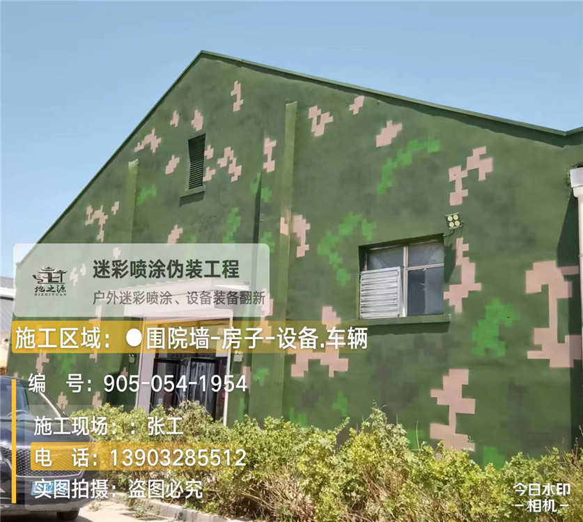 吉安外墙数码迷彩漆施工报价清单（100㎡标准墙面测算）